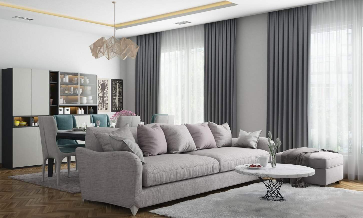 3bhk flat modern classic living room interior design of vishwas bhagat in bannerghatta bengaluru project done by design cafe