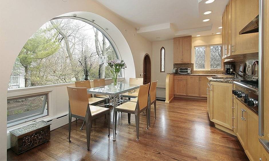 Perfect arch design for dining hall