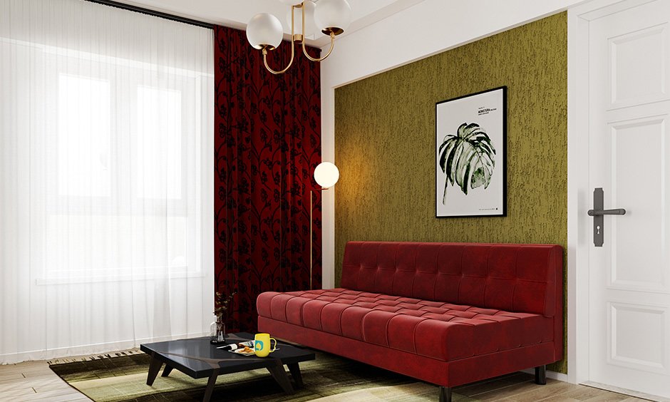 Kid-friendly living room with a futon bed furniture Kid-friendly living room with a futon bed furniture