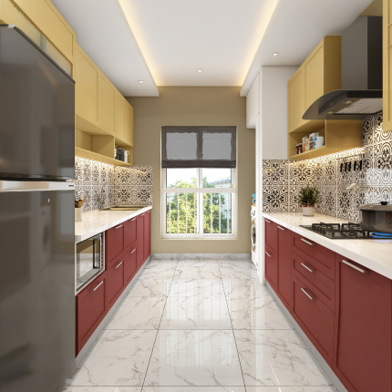 Parallel modular kitchen design for independent homes in Pune