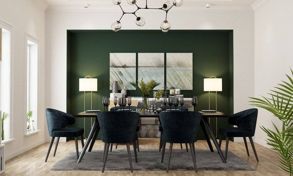 Comfortable simple dining chair design featuring a spindle-back wood style with cane seating.