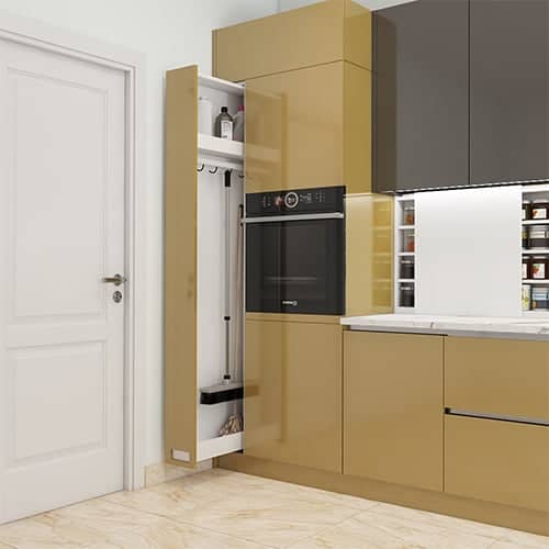 Top 10 interior designers in Gurgaon Haryana designed a janitor unit for cleaning essentials