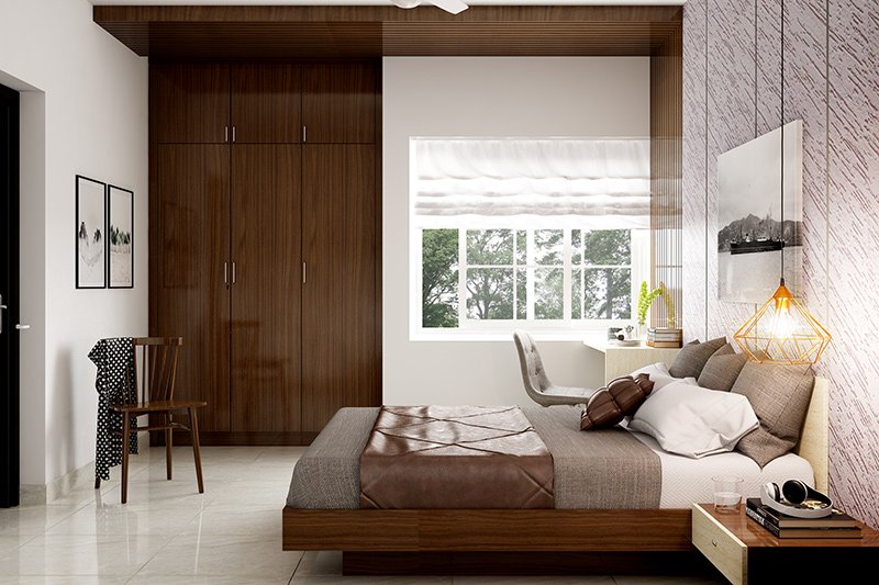 Choosing between built-in and freestanding bedroom wardrobe