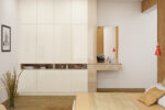 Wardrobe design with dressing table and mirror for your home